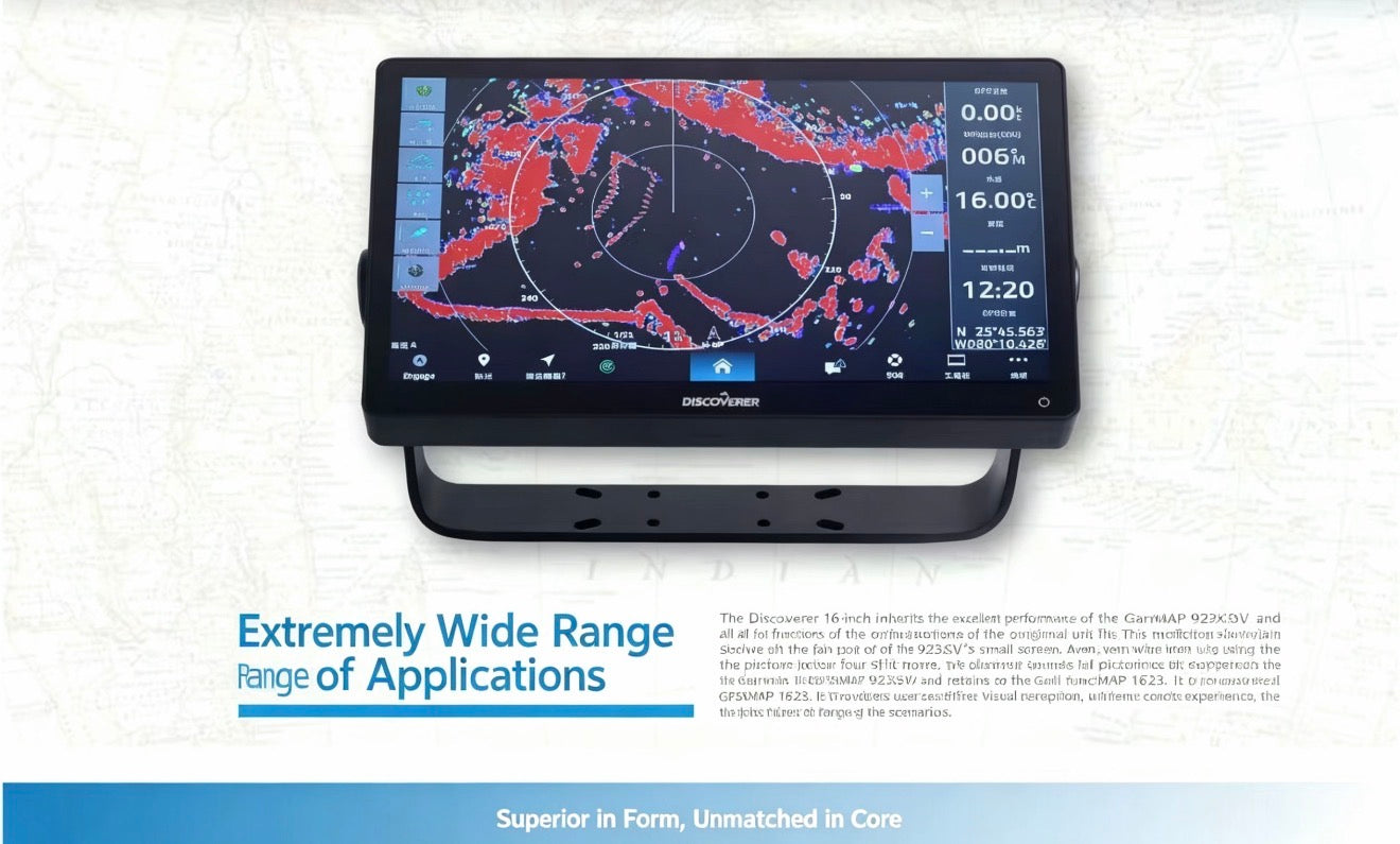 Garmin923xsv modified to have a 16-inch screen