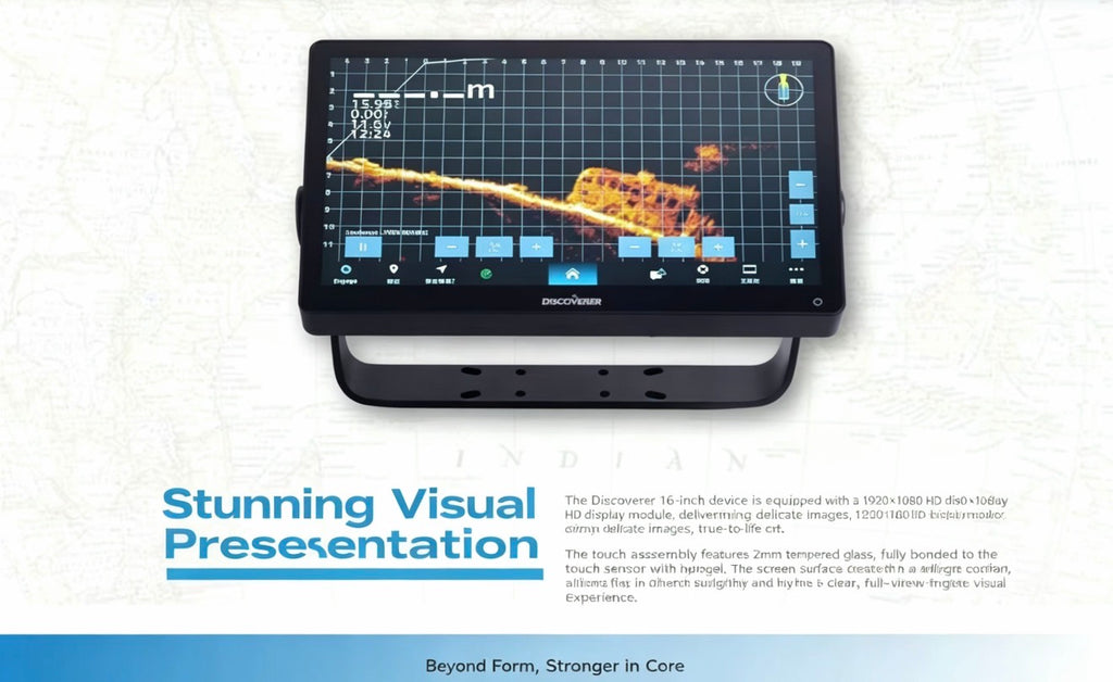 Garmin923xsv modified to have a 16-inch screen