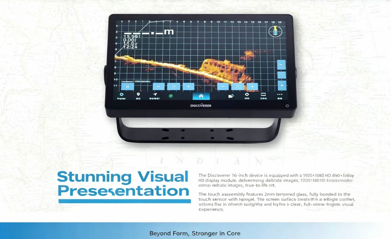 Garmin923xsv modified to have a 16-inch screen
